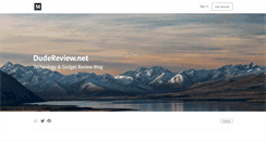 Desktop Screenshot of dudereview.net